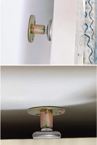 Miniatura 8 de LIFKOME 4 unids estabilizador anticolisión cabecera fijador cama anti sacudidas herramienta cabecera soporte de pared anti temblor cabecera tapón