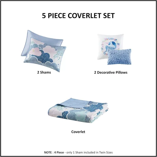 Miniatura 6 de Intelligent Design Juego de Edredón Reversible de Algodón para Niños - Diversión Vibrante, Estampado Juguetón, Ropa de Cama para Niños de Todas