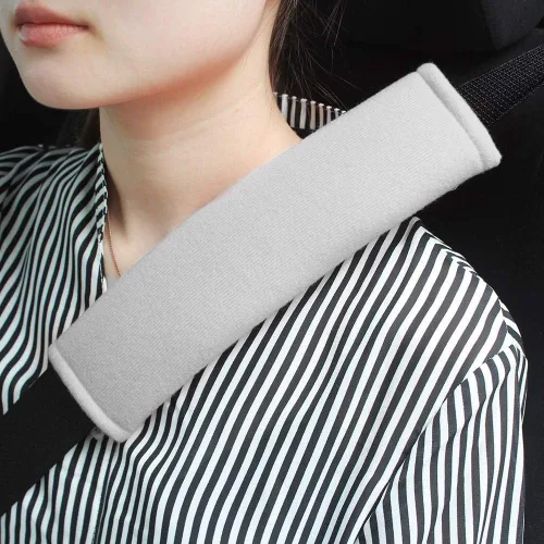 Miniatura 4 de GAMPRO Funda para cinturón de seguridad de automóvil, paquete de 2 almohadillas suaves para cinturón de seguridad de automóvil, adecuadas para 2rojo