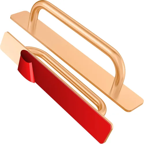Miniatura 9 de NiHome Manijas autoadhesivas para puerta de gabinete, paquete de 2 tiradores de aleación de aluminio de 5.8 pulgadas para acceso instantáneo a