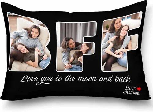 Miniatura 9 de Foto personalizada con fundas de almohada de texto, almohadas personalizadas para abuelo, funda de almohada decorativa personalizada para sofá