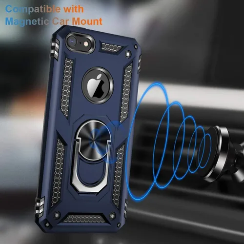Miniatura 70 de Jeylly Funda para iPhone SE/Funda para iPhone 5S, Exterior de Plástico Duro que Absorbe Golpes + Interior de Silicona de Goma Defensor contra