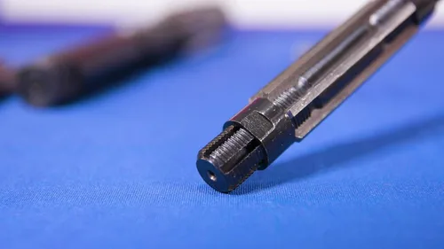 Miniatura 6 de Drill America DWRRADJ Fresadora manual ajustable de alta velocidad, ("8/A" - "O") acanalado recto, vástago redondo con extremo cuadrado, acabado