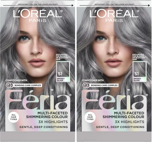 Miniatura 25 de L'Oreal Paris Feria - Tinte permanente multifacético y brillante, 60 Crystal Brown (castaño claro), paquete de 1 60 marrón claro