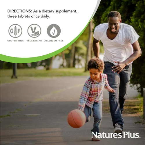 Miniatura 6 de NaturesPlus Source of Life Prenatal - 90 tabletas - Suplemento multivitamínico y mineral con hierro - Apoyo nutricional para el embarazo - Sin