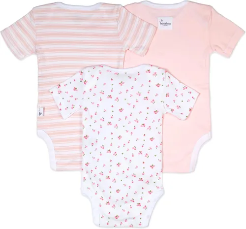 Miniatura 2 de Burt's Bees Baby baby-girls Bodysuits, 3-pack Long & Short-sleeve One-pieces, 100% Organic Cotton