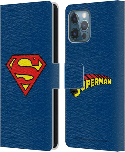 Miniatura 45 de Head Case Designs Funda de piel con licencia oficial de Superman DC Comics con logotipos negros y rojos compatible con Apple iPhone 11