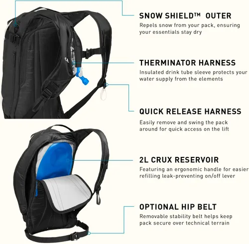 Miniatura 7 de CamelBak Powderhound 12 Mochila de Hidratación para Nieve 70oz