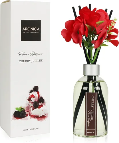 Miniatura 47 de Aronica Difusor de Aroma de Canela para Cocina, Decoraciones de Oficina, Aroma de Vainilla y Canela, Difusor de Varillas de Flores, Aroma en Canela
