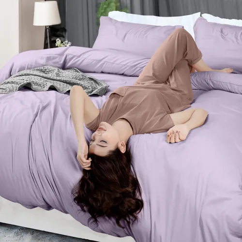 Miniatura 6 de Utopia Bedding Funda de edredón tamaño Queen – 1 funda de edredón con 2 fundas de almohada – Funda de edredón de 3 piezas con cierre de cremallera