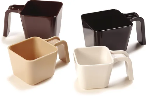 Miniatura 7 de Carlisle FoodService Products 49112-106 Taza de policarbonato para porciones con mango en forma de U, capacidad de 12 onzas, 5-1/2 pulgadas de largo