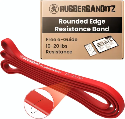 Miniatura 10 de Rubberbanditz Banda de resistencia de borde redondeado Bandas de ejercicio compactas y ligeras Adecuado para todos los usuarios de niveles
