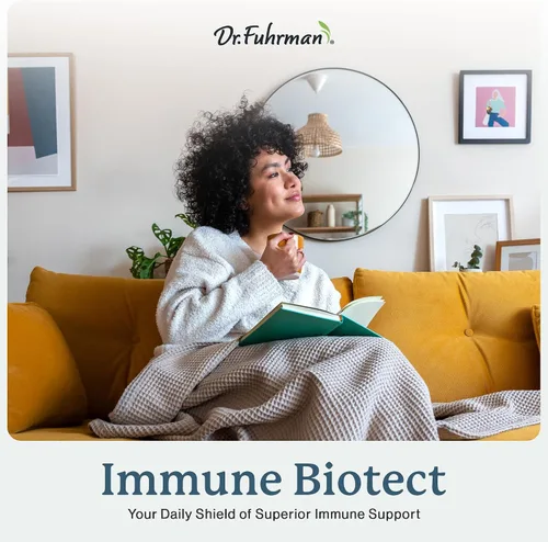 Miniatura 4 de Dr. Fuhrman Suplemento de apoyo inmunológico totalmente natural Vitamina derivada de alimentos integrales para defensa de la inmunidad