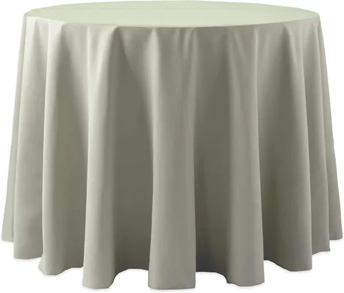 Miniatura 41 de Ultimate Textile Cotton-Feel - Mantel redondo de 90 pulgadas para comedor, color berenjena, color morado