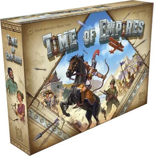 Juego de mesa Time of Empires | Juego de estrategia de civilización en tiempo real | Juego de colocación de trabajadores impulsado por aplicaciones