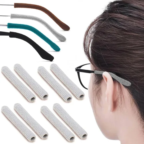 Miniatura 12 de 4 pares de almohadillas suaves para los oídos, antideslizantes, de algodón, para los ojos, almohadillas cómodas para las orejas, almohadillas 4