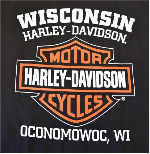 Miniatura 2 de Harley-Davidson Camiseta negra de barra y escudo alargada para hombre 30296553
