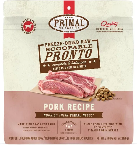 Miniatura 14 de Primal - Alimento liofilizado para perros, Pronto Mini Nuggets, cordero; tomar y servir, comida completa y equilibrada; también se puede utilizar