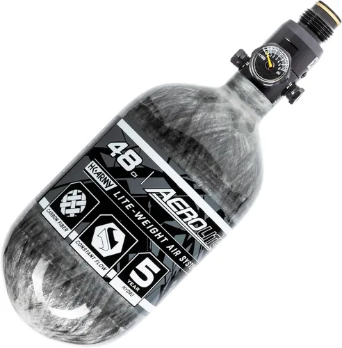 Miniatura 14 de HK Army Aerolite de fibra de carbono HPA Sistema de tanque de aire comprimido para paintball Transparente