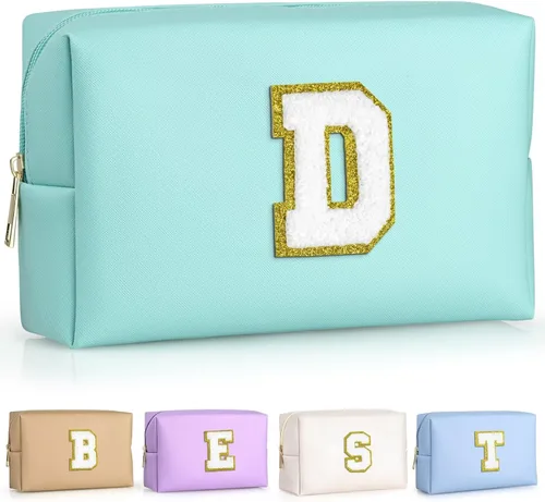 Miniatura 73 de TOPEAST - Bolso de maquillaje para mujer, G Blanco nacarado-rosa