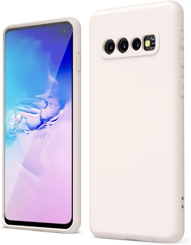 Miniatura 360 de oakxco Funda para teléfono Samsung Galaxy S22 de silicona líquida, color sólido brillante fluorescente, bonita funda protectora delgada de goma