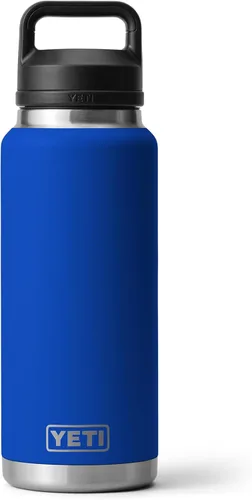 Miniatura 28 de YETI Rambler - Botella de 36 onzas, aislada al vacío, a prueba de fugas, de acero inoxidable con tapón para sorbos Aislamiento al vacío Azul marino