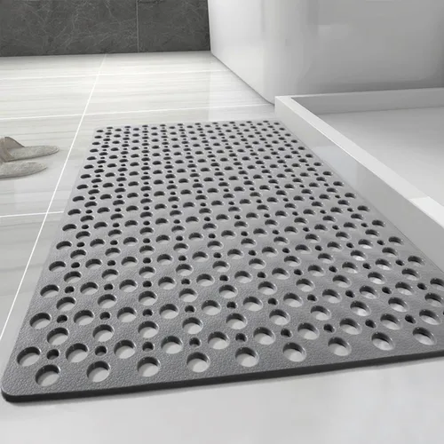 Miniatura 9 de Casa and Beyond - Tapete de ducha seguro, antideslizante, lavable, antideslizante, con ventosas y orificios de drenaje, diseño texturizado suave