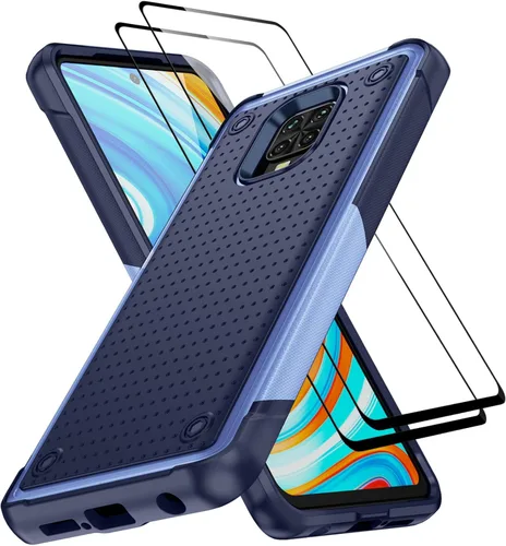 Jeylly Funda protectora para Xiaomi Redmi Note 9 Pro, Redmi Note 9 Pro Max para mujeres y hombres, a prueba de caídas a prueba de golpes de grado