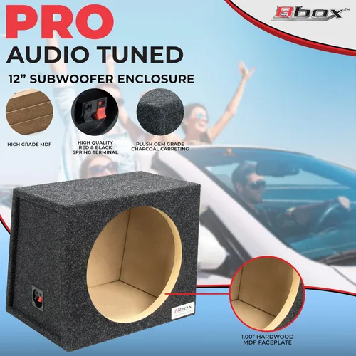 Miniatura 5 de Atrend Bbox Caja de subwoofer sellada única de 12 pulgadas - Cajas y cubiertas para subwoofer para automóviles - Caja de subwoofer premium mejora