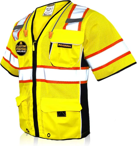 KwikSafety - Charlotte, NC - Men's & Women's Class 3 Safety Vest PPE Hi Vis Reflective ANSI OSHA