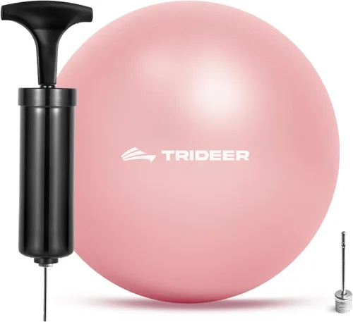 Miniatura 7 de Trideer Pelota de Pilates - 7-8 pulgadas con bomba, pelota pequeña de core para yoga, barre, fisioterapia