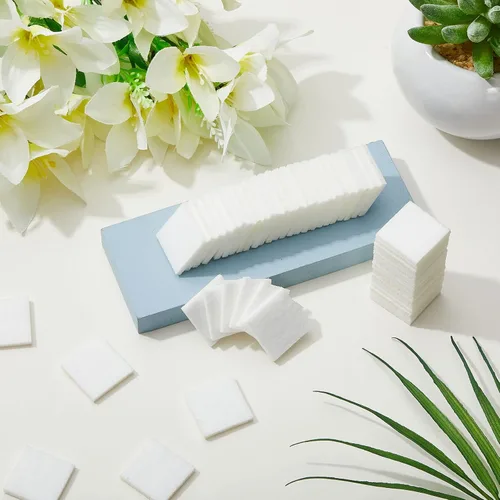Miniatura 6 de 100 almohadillas cuadradas de aceite esencial para humidificador, 1 x 0.12 almohadillas de repuesto de aroma sin perfume blancas para difusores