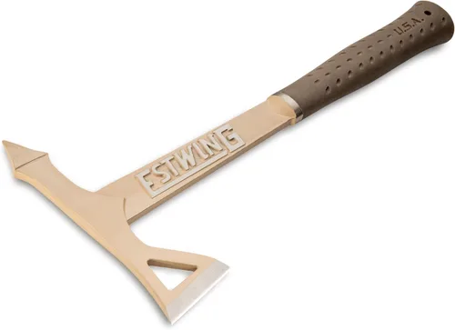Miniatura 2 de ESTWING Hacha Tomahawk - Hacha ligera de 16.25 pulgadas con construcción de acero forjado y agarre de reducción de golpes - ETTA Desert Camo
