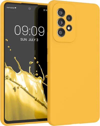 Miniatura 246 de kwmobile Funda Compatible con Samsung Galaxy A14 5G - Funda de teléfono de TPU y silicona con acabado suave - Verde Lima