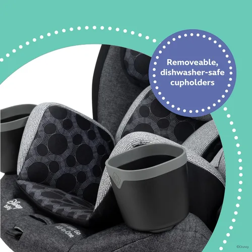 Miniatura 6 de Disney Baby Turn and Go - Asiento convertible todo en uno giratorio de 360 grados, diseño vintage de Mickey Mouse