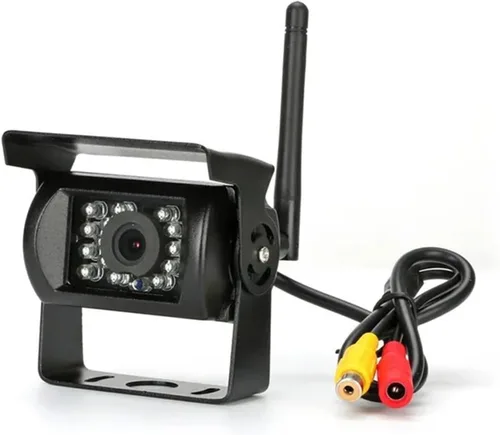 Miniatura 11 de Cámara de marcha atrás inalámbrica para vehículos, monitor LCD de 7 pulgadas para camiones, autobús, caravana, remolque, excavadora, monitor