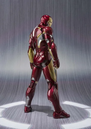 Miniatura 3 de Figuras de Avengers SH, Iron Man Mark 45, de alrededor de 6.10 pulgadas ABS U0026 PVC u0026, fundido a presión, figura de acción pintada por Bandai