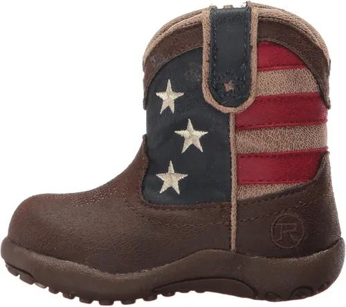 Miniatura 8 de ROPER Botas American Patriot Western para niños, Marrón