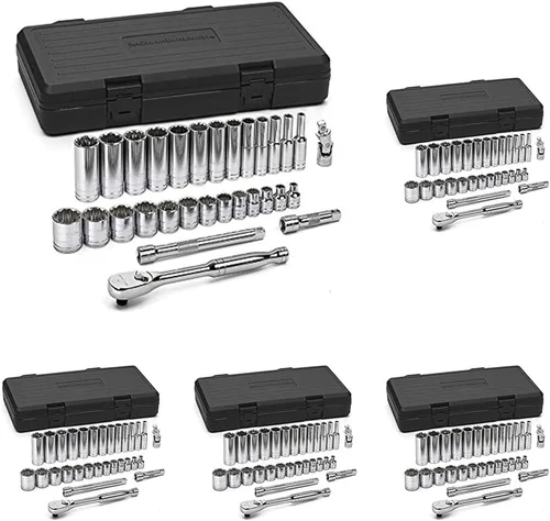 Miniatura 6 de Juego de 18 piezas de cabezas de llave métricas de 1/2 pulgadas, de la marca GearWrench