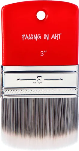 Miniatura 16 de Falling in Art Pincel Filbert Paddle para Pintura, Pincel de Escala para Pinturas al Óleo y Acrílicas, 1 Pulgada