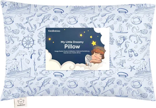 Miniatura 38 de KeaBabies - Almohada con funda para niños pequeños, almohada My Little Dreamy de 13 x 18 pulgadas (ABC Land)