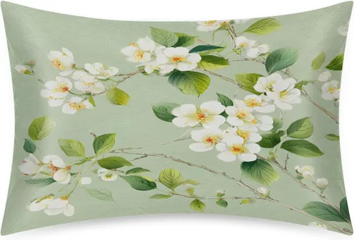 Miniatura 107 de Funda de almohada de satén de unicornio rosa lindo para cabello y piel, tamaño estándar, funda de almohada de seda suave de satén refrescante