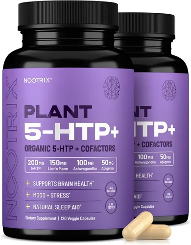 Miniatura 9 de Nootrix Suplemento orgánico 5-HTP+ para plantas Suministro para 60 días Apoya la memoria, el enfoque mental, la salud cognitiva y la energía