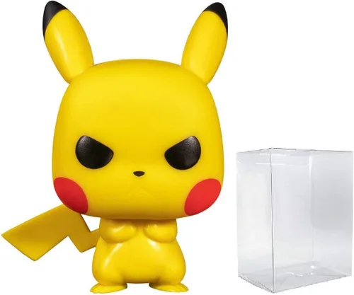Miniatura 6 de Funko Grumpy Pikachu Pop! Figura de vinilo (incluye funda protectora de caja compatible), multicolor, 3.75 pulgadas
