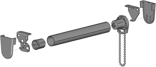 Miniatura 6 de Rollease R16 - Embrague de persiana enrollable para tubo de 1.5", color blanco