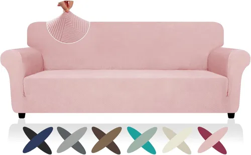 Miniatura 58 de ZNSAYOTX Funda súper elástica para silla (30"-47"), nuevas fundas de silla a rayas para sala de estar, aptas para perros y mascotas, protector