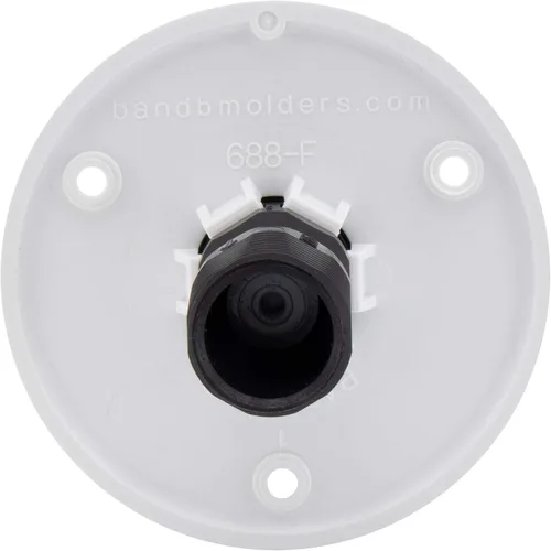 Miniatura 6 de RecPro RV Entrada de agua para ciudad Brida de plástico con válvula de retención Autocaravana Remolque Marina (Blanco) Fabricado en EE. UU