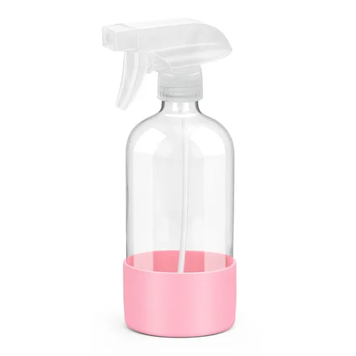 Miniatura 15 de Rionisor Botellas de Spray de Vidrio con Protección de Funda de Silicona, Recipientes Vacíos Recargables de 16 oz, Botellas de Spray Reutilizables