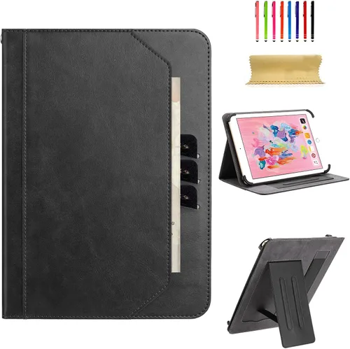 Miniatura 21 de Dteck Funda universal (9.6" a 10.5") - Funda plegable de cuero con tapa para tableta Android 10 10+ pulgadas/Samsung Galaxy Tab 9.6 9.7 10.1 10.4