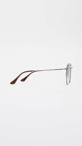 Miniatura 4 de Ray-Ban - Lentes de sol de metal Rb3447n, redondos, con lentes planas